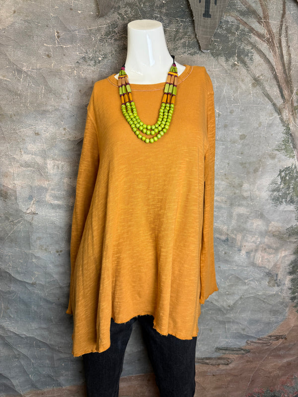 1050-88 Cotton Knit Angel Tee-Aspen