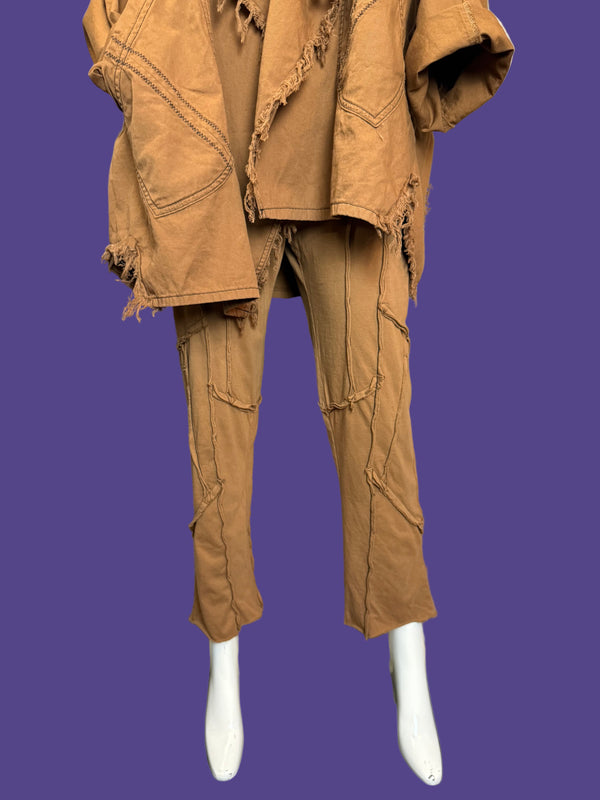 CE732 Link Straight Pant-Camel