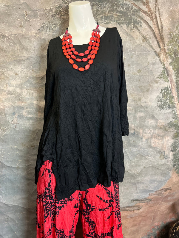 CV-4145 Juliette Top-Black