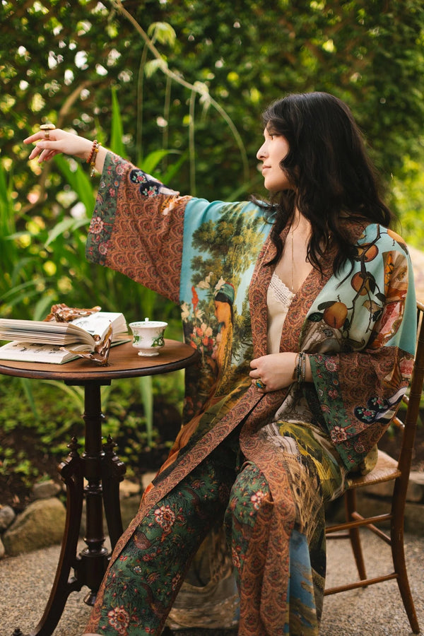 MOTS Opera Duster Kimono Robe-Secret Garden