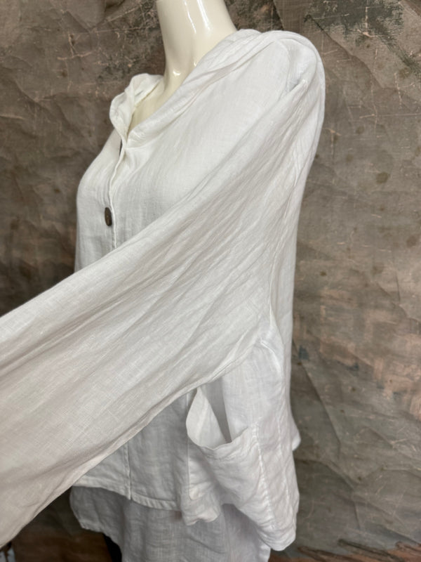 92112-62 Hoodie Jacket-White