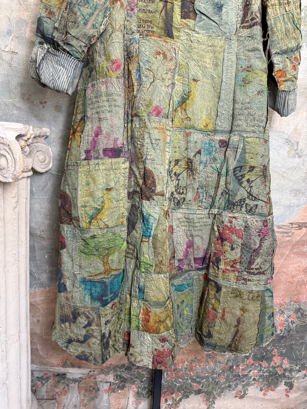 PL-345J Patchwork Artprint Duster