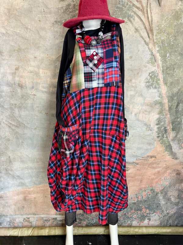 5431 Betty Flannel Jumper Dress-A