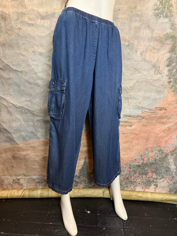 30135N15 Denim Cargo Pant