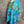 Load image into Gallery viewer, 91225 Flower Garden Linen Top-Turq

