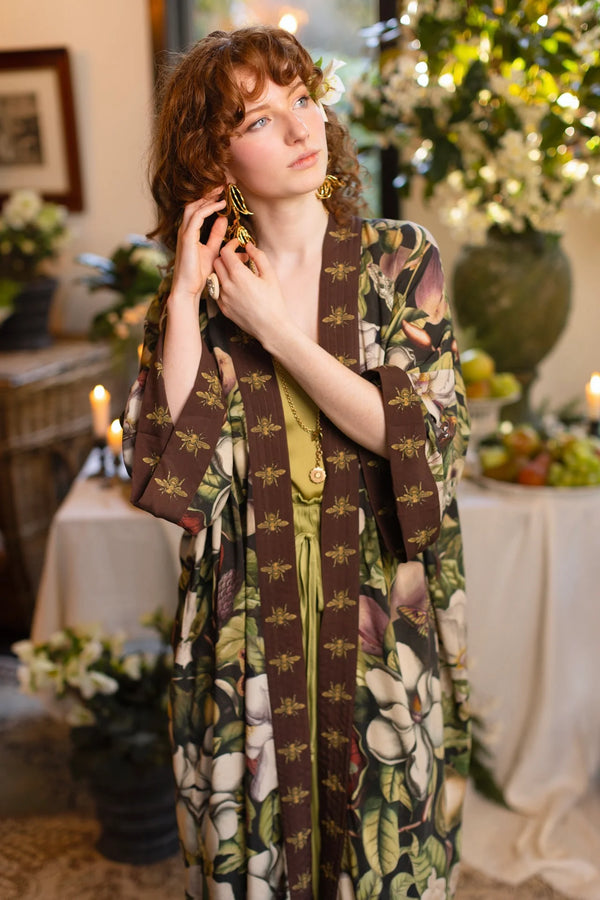 MOTS Opera Duster Kimono Robe-Fleur De Lune