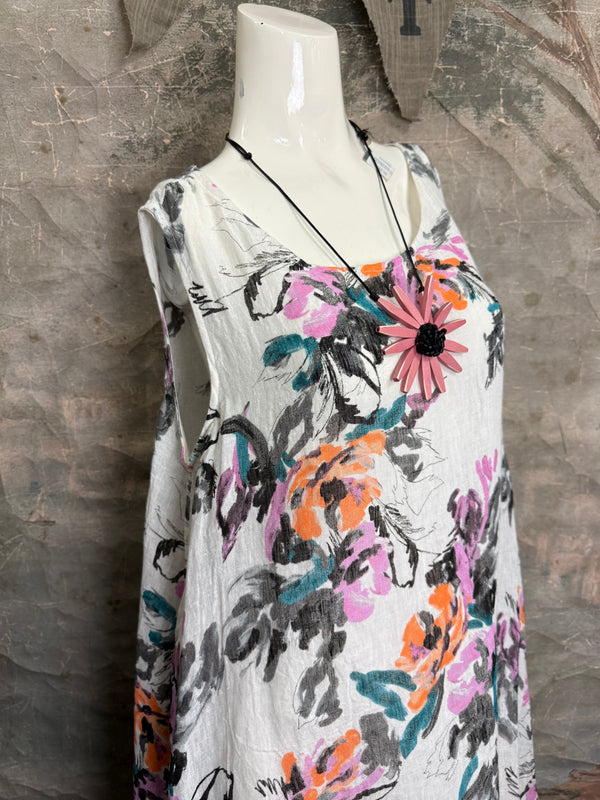 MP-MD1041 Dress W/Ruffle-OFFWHITE7