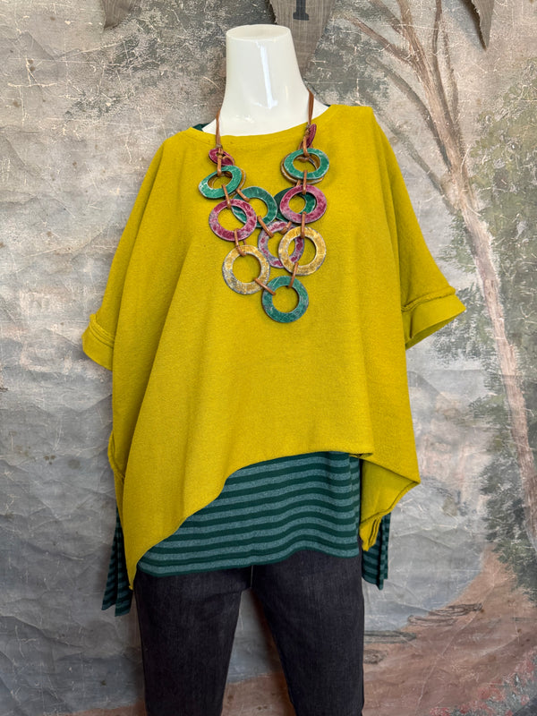 8300-3061 Pullover Vest Topper-Chartreuse