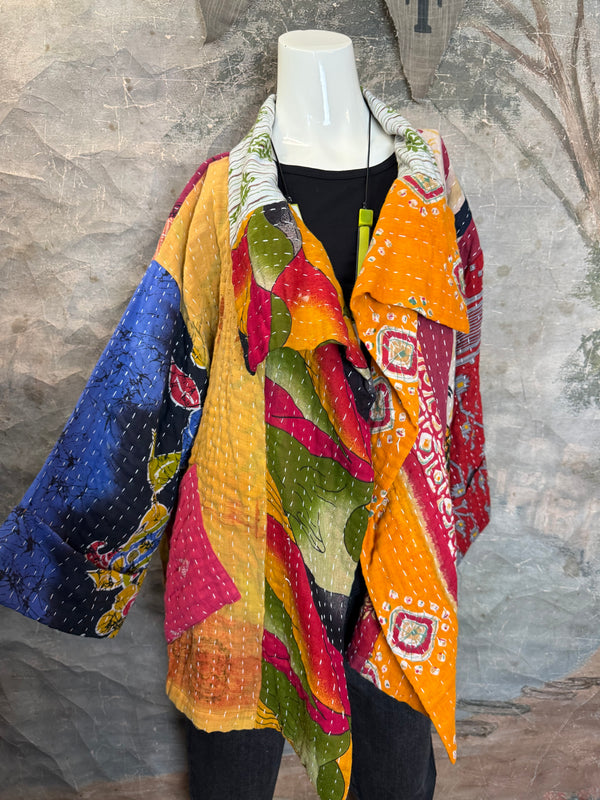 SS6148 Funky Kantha Jacket-Marley A