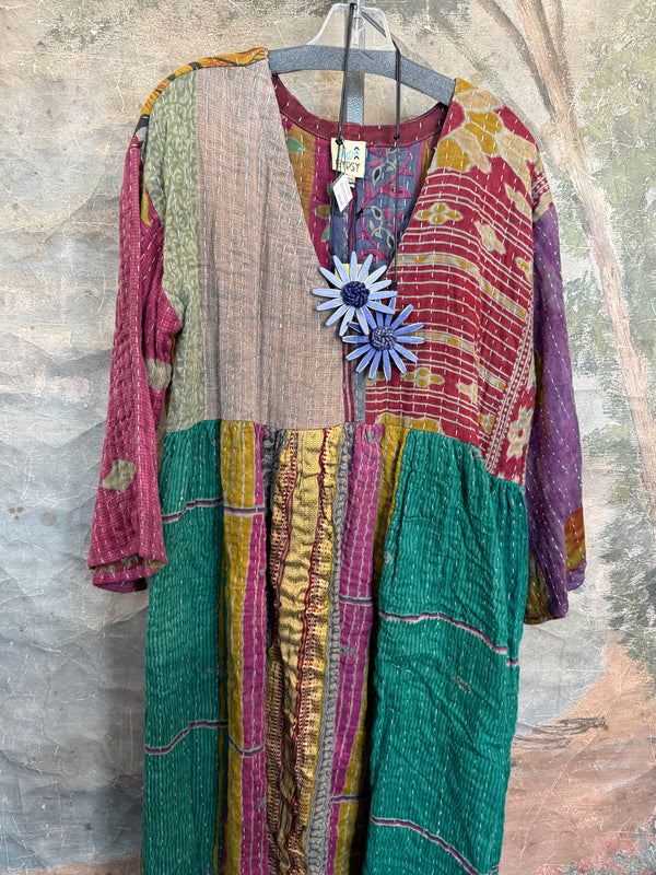 JG-156 Kantha Sunrise Dress-4 MIX