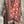 Load image into Gallery viewer, DYM287 Bohemian floral block print poet maxi dress in rust red and brown with chain necklace accent - 5
