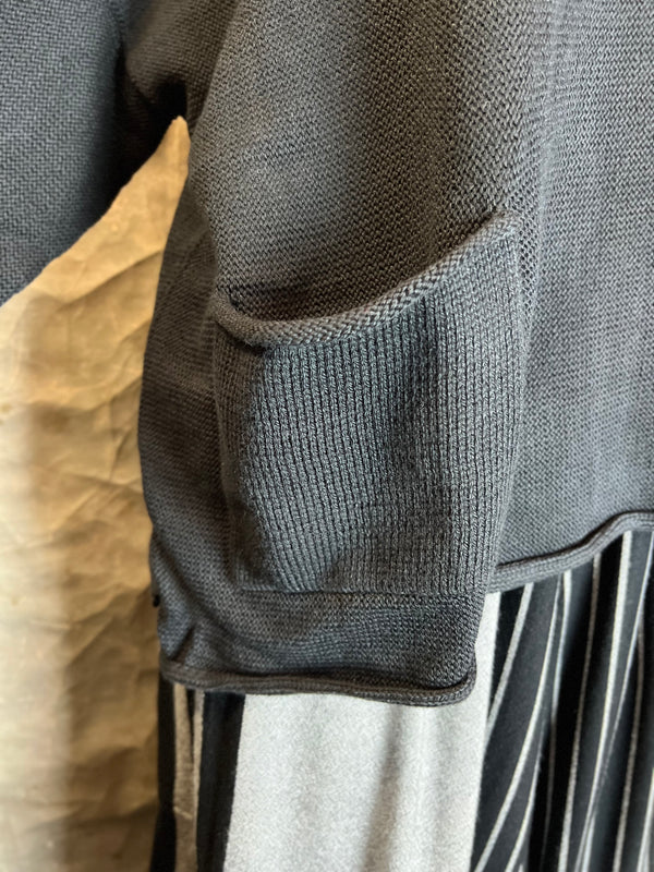 5199 Knit Neo Sweater-Black