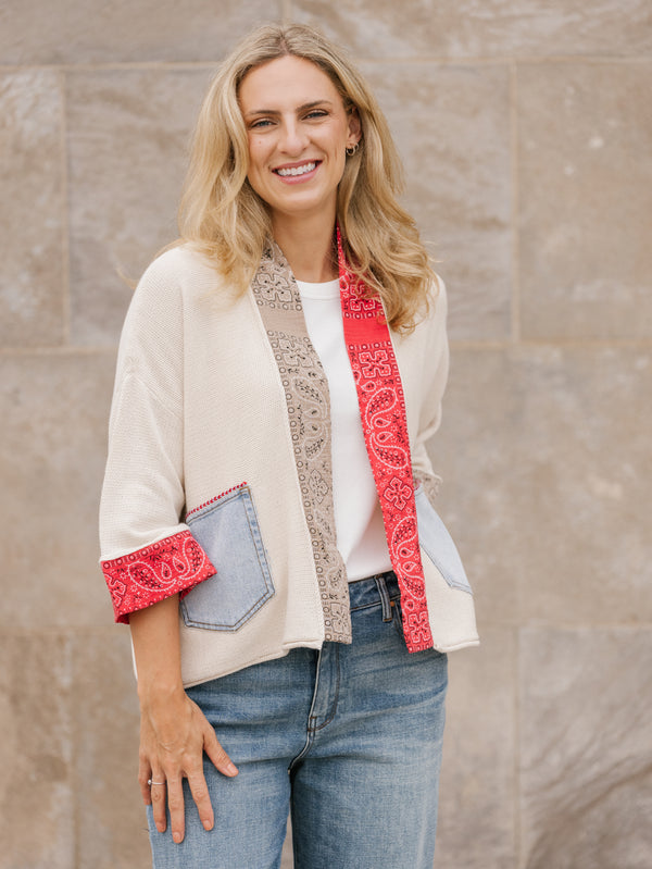 5771 Bandana Cardigan