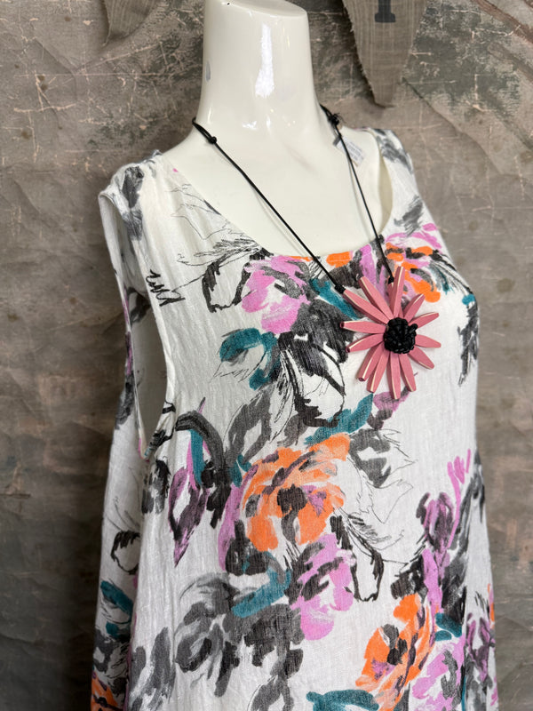 MP-MD1041 Dress W/Ruffle-OFFWHITE7