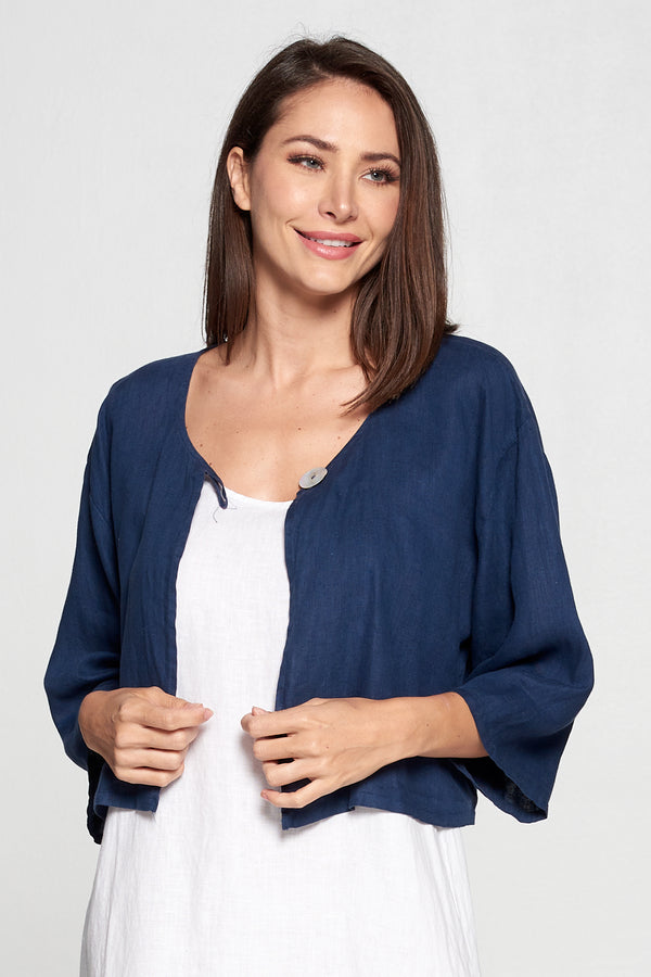 MP-MT348 Bolero With Button-Navy
