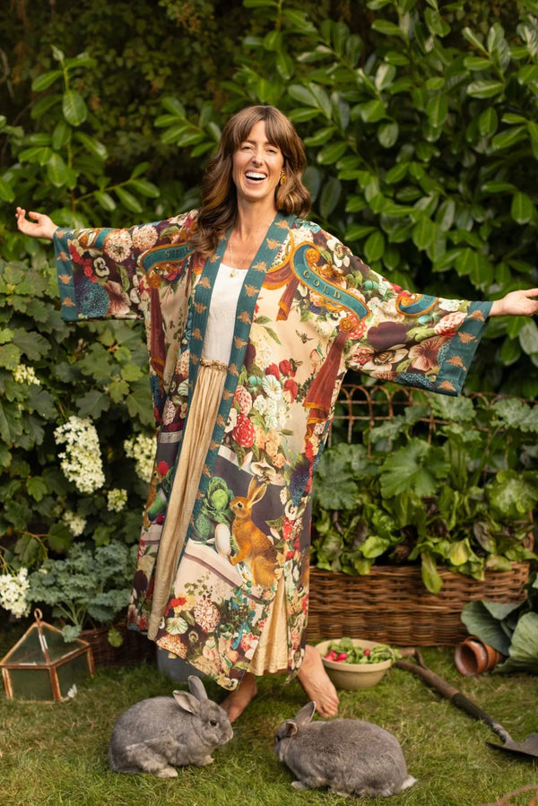 MOTS Opera Duster Kimono Robe-Stay Gold