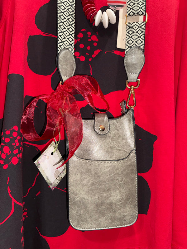 0003A Tall Tales Slim Vertical Crossbody Bag-Stone