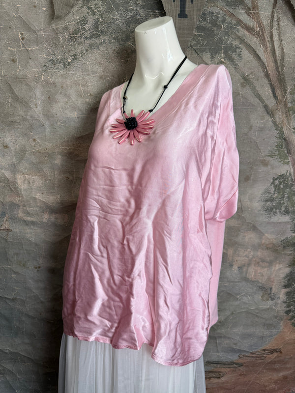 BBZ-312 Ragle Italy Top-Blush Pink