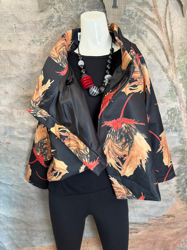 91813 Asym Floral Cropped JTK-BLACK