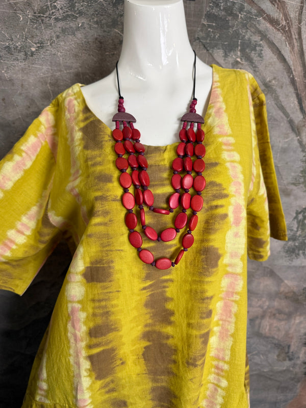 90847T-62 San Fran Dress-Mustard