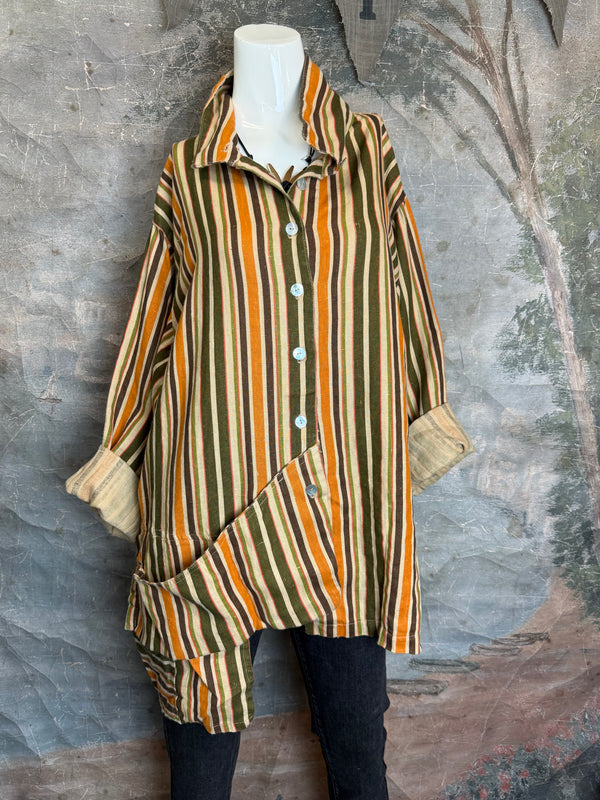 5510 Architecture Top-Autumn Stripe