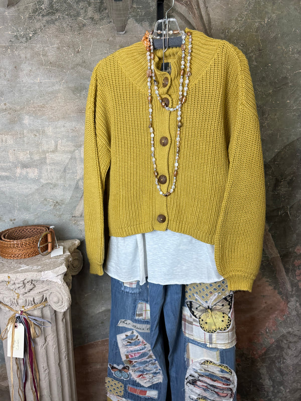5879 Cove Cardigan-Corn-Milk