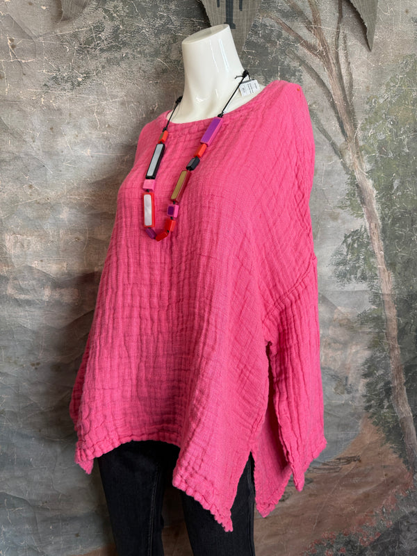 PW8815 We The Free Pucker Tunic-Lilac Purple