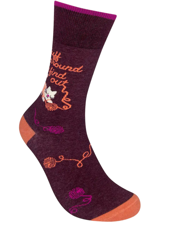 Art To Wear Novelty Socks-fluff around and find out