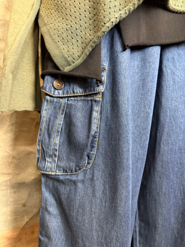 30135N15 Denim Cargo Pant