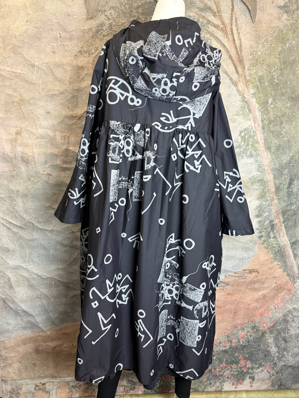 1029 City Scribble Jacket-Gray