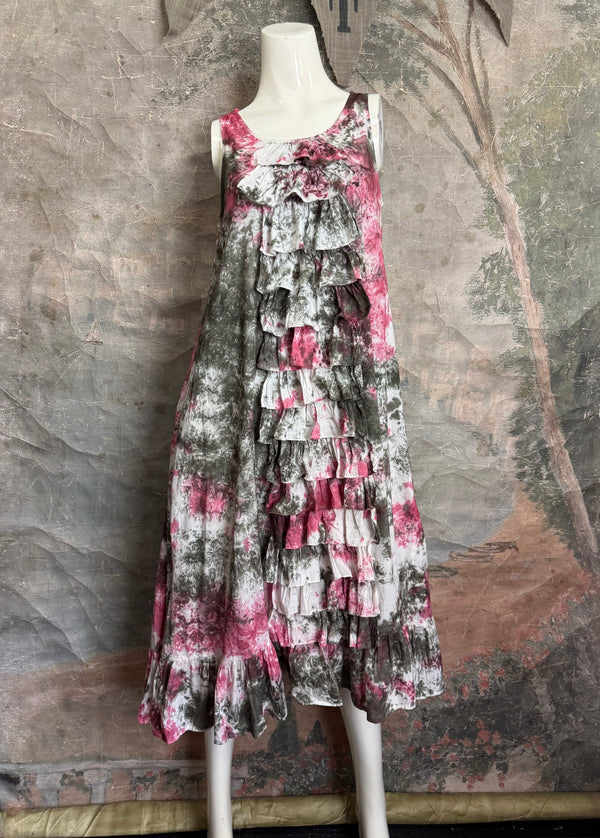 PL-C219D Ruffle Tank Dress