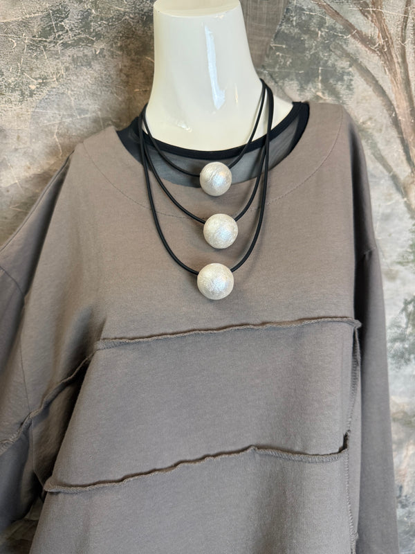 92052 Vintage Pullov Sweatshirt Top-Mocha