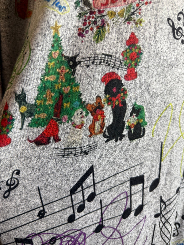 D387 Woofmas Carol A-line Dress