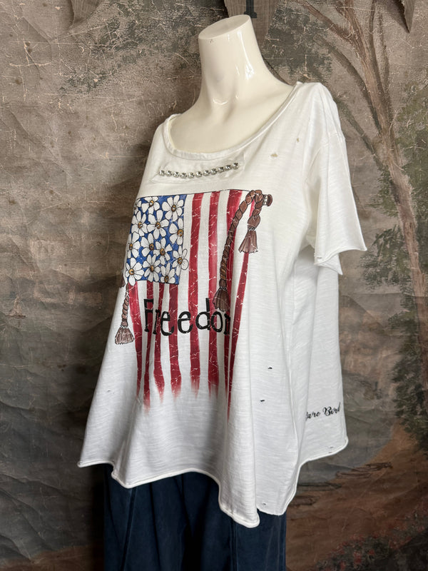 ARB Celebrate W/Chic USA Tshirt-White/Floral