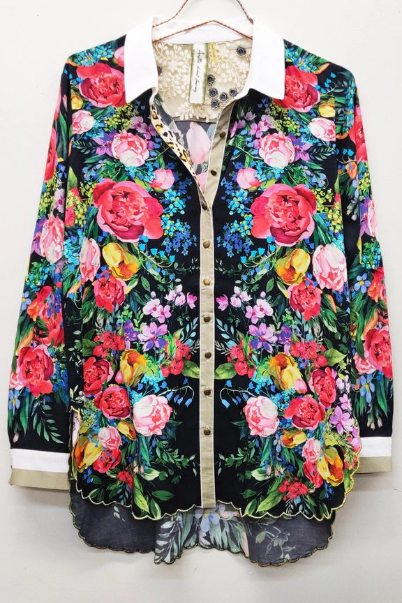 ED24K3 Zinnia Boyfriend Shirt