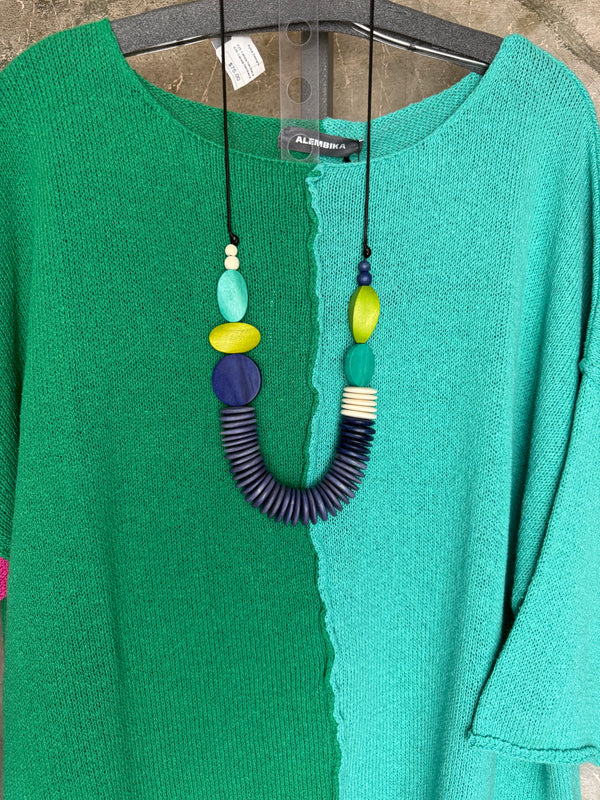 AS48 Loose Colorblock Sweater