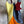 Load image into Gallery viewer, Soruka Agatha navy blue recycled leather crossbody bag with burgundy handle and orange lining, Barcelona handcrafted - 25
