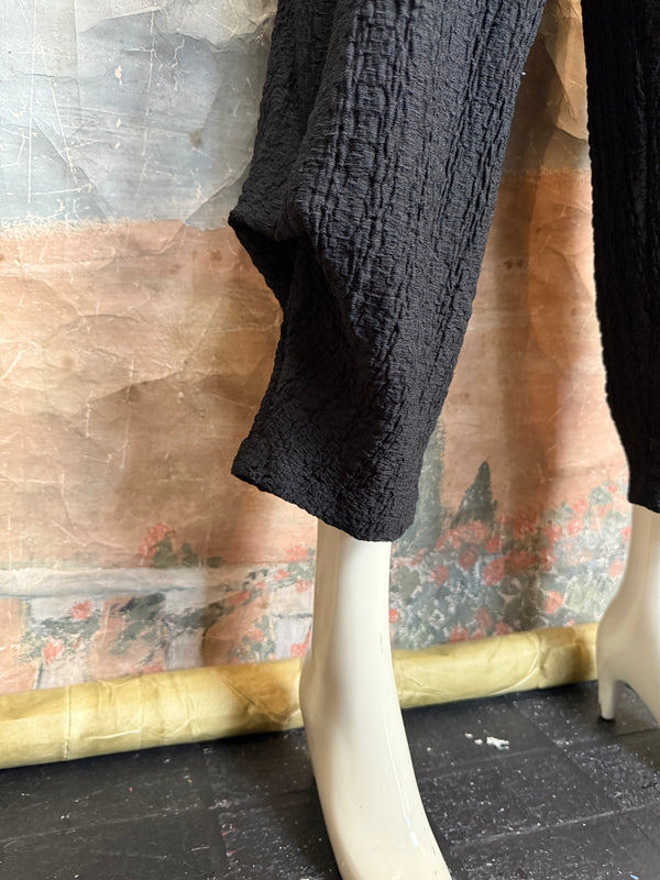 B304 Waffle Knit Harem Pants