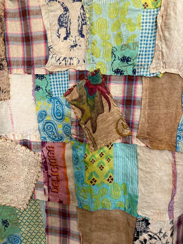 PL-504D Patchwork Tank Dress