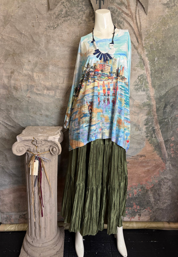 T722BO Burnout One Size Top-Beach Trip 30A