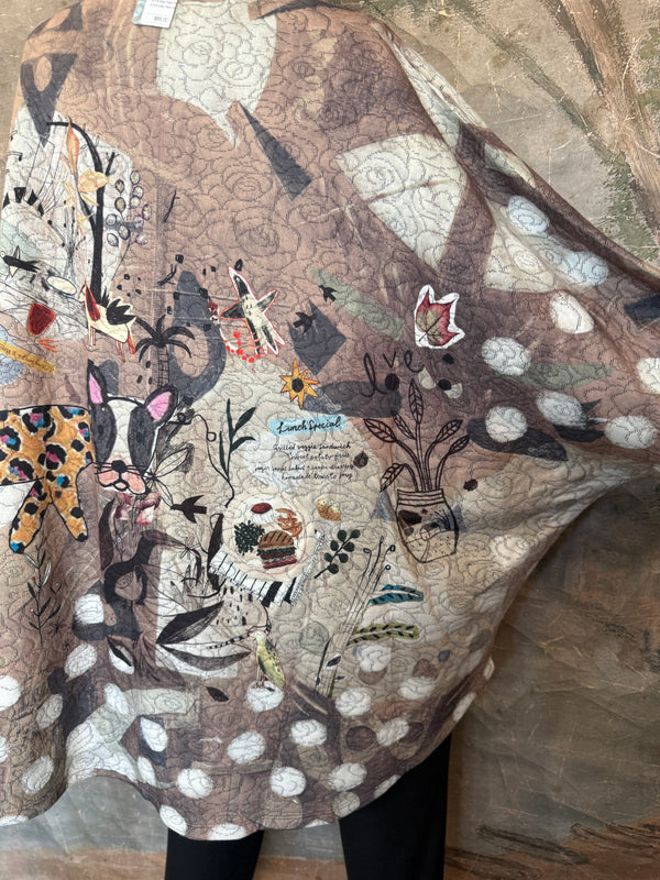 T812NB Drop Shoulder Top-Lunch Time