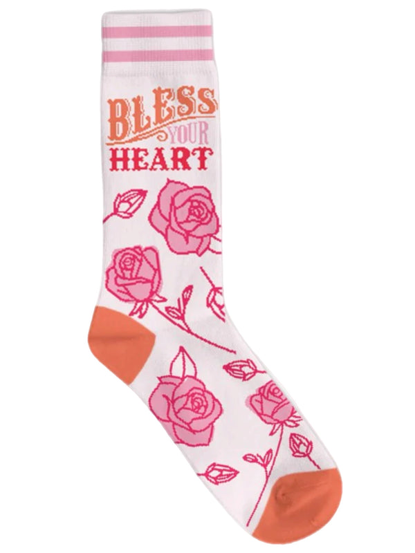 Art To Wear Novelty Socks-Bless Ur Heart ❤️
