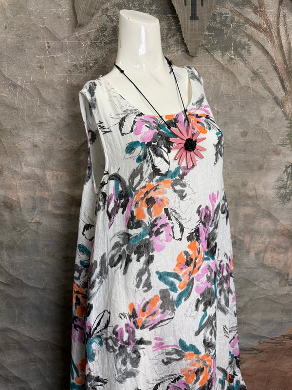 MP-MD1041 Dress W/Ruffle-OFFWHITE7