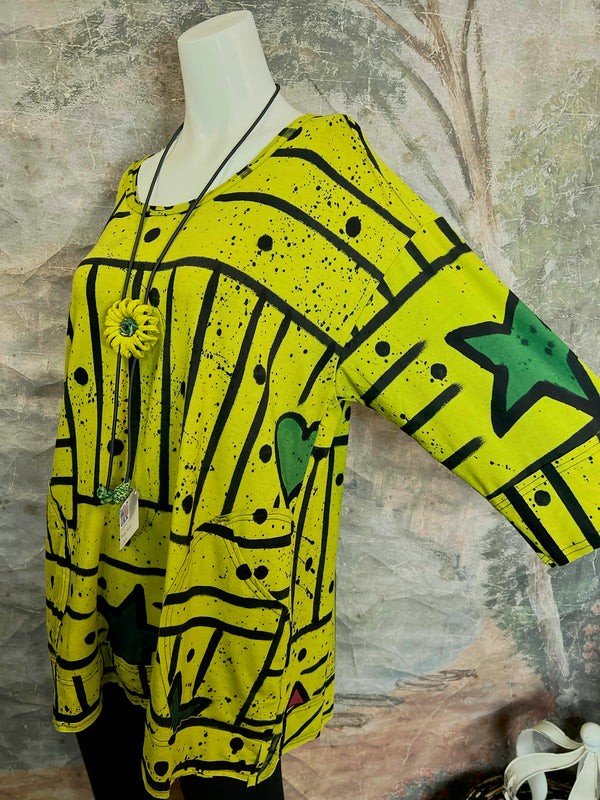 1806K The Lola Pop Art Top