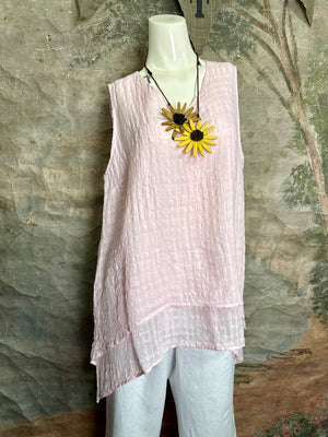 chinese dress ladies point linen slip dress main image 1