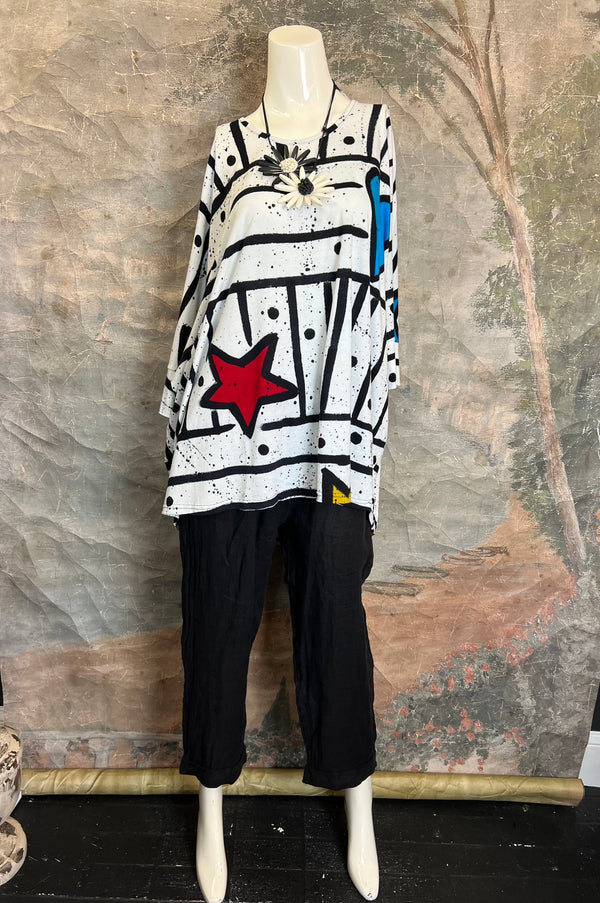 1812K Pop Art Ginger Top