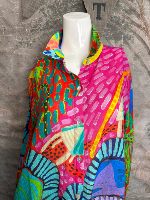 CP-92527 Abstract Blouse