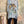 Load image into Gallery viewer, Oversized gray crew pullover with colorful graffiti-style dog graphic print, long sleeves, one size fits all - 2
