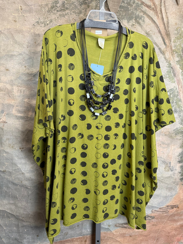 715CL-MOON Oversized Tunic Tee-Spud