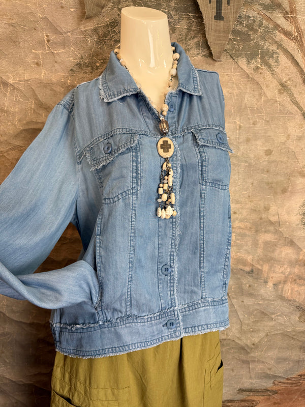 LIN7403 LULA B TRAVEL JKT-Denim